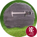 Slate Stepping Stone (Tobi-Ishi) Large - Black - 5404